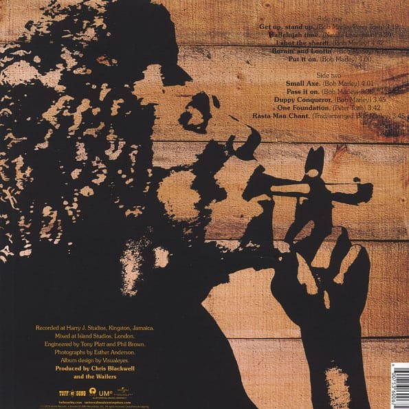 BOB MARLEY - BURNIN' (180 GRAMAS) 4 BOB MARLEY - BURNIN' (180 GRAMAS) - Imagem 2