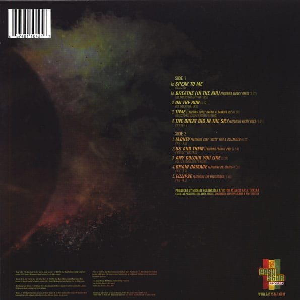 Easy Star All-Stars – Dub Side Of The Moon (COLORIDO) 4 Easy Star All-Stars – Dub Side Of The Moon (COLORIDO) - Imagem 2